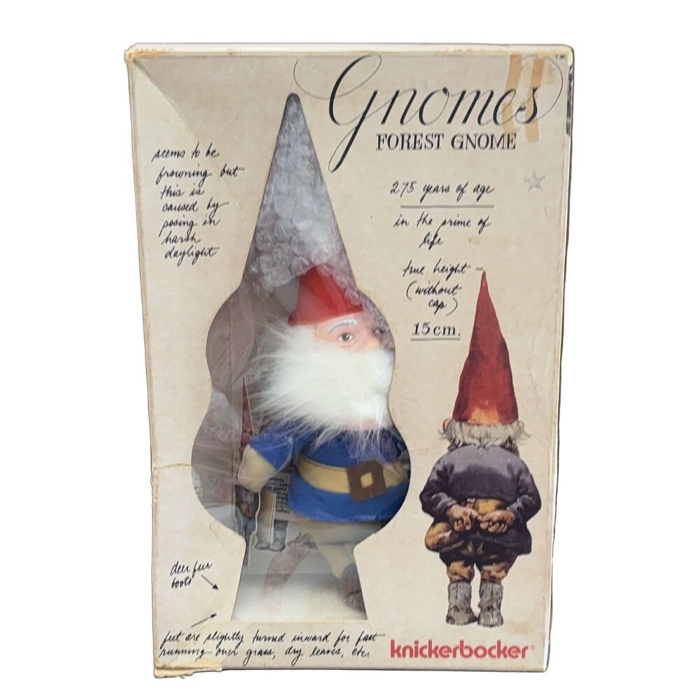 Knickerbocker Forest Gnome 0413 Doll 1978 Vintage Stuffed-Plush w/ Booklet NIB